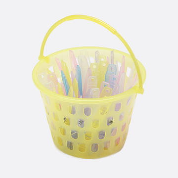 Plastic Baskets With Pegs-JX1204+JX1010 Plastic Baskets With Pegs-JX1204+JX1010