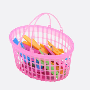 Plastic Baskets With Pegs-JX1203+JX1005 Plastic Baskets With Pegs-JX1203+JX1005