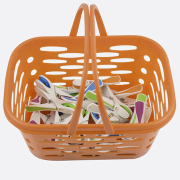 Plastic Baskets With Pegs-JX1210+JX1060